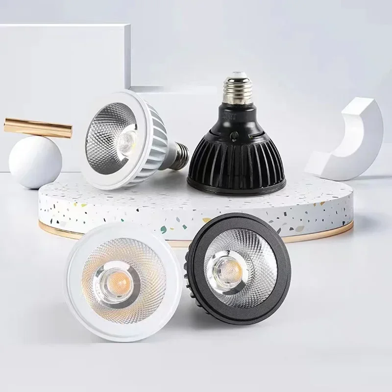 

E27 Led Spotlight Bulb COB Dimmable PAR20-38 7W/12W/20W AC85-265V Living room/Dining room/Supermarket CRI95 Table Hanging Lamp