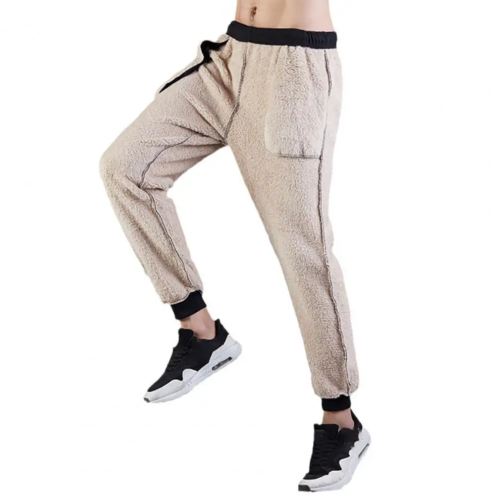 Solid Color Men Pants Men Trousers Warm Cozy Men's Winter Pants with Elastic Waist Pockets Stylish Loose Fit Trousers for Sports
Solid Color Men Pants Men Trousers Warm Cozy Men's Winter Pants with Elastic Waist Pockets Stylish Loose Fit Trousers for Sports