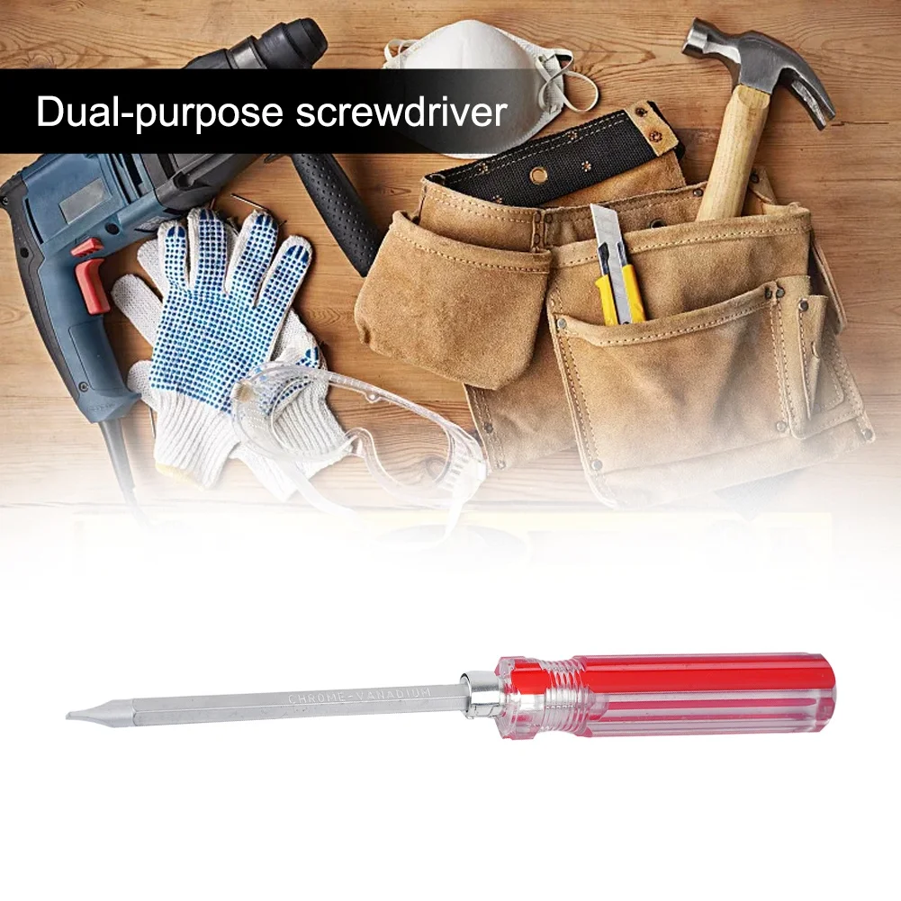 

New 1PC 2 Sides Double Head Slotted Cross Screwdrivers Remover Repair Hand Tool Slotted Cross Screwdriver Hand Tools