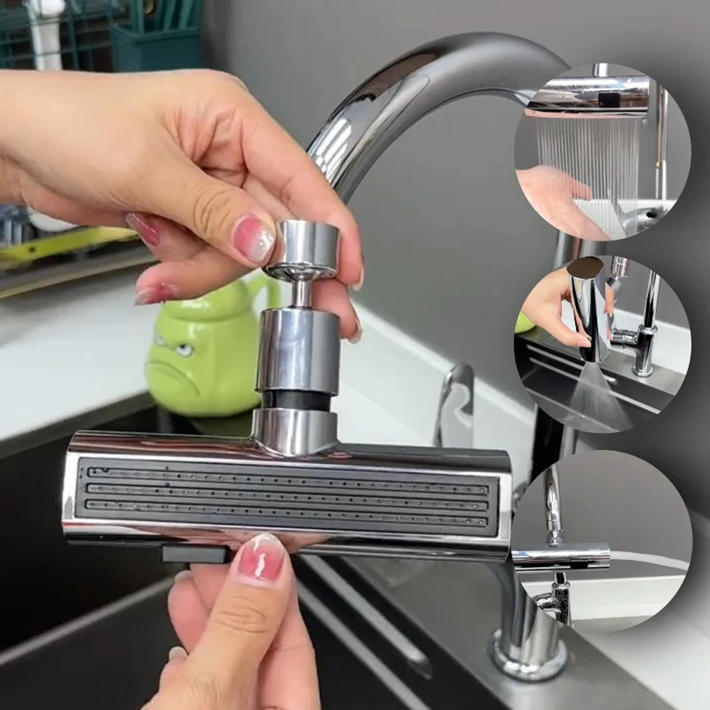 Kitchen Waterfall Faucet Head Replacement Kitchen Faucet Waterfall Outlet With 3 Mode Multifunctional Water Tap Nozzle Extension
Kitchen Waterfall Faucet Head Replacement Kitchen Faucet Waterfall Outlet With 3 Mode Multifunctional Water Tap Nozzle Extension