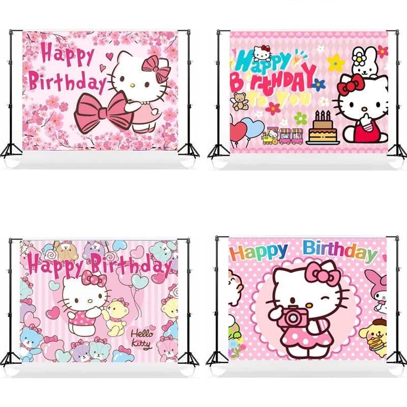 150x90cm Hello Kitty Backdrop Birthday Party Decoration for Girl Baby Shower First Birthday Party Supplies Curtain for Birthday
150x90cm Hello Kitty Backdrop Birthday Party Decoration for Girl Baby Shower First Birthday Party Supplies Curtain for Birthday