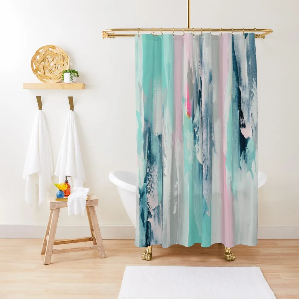 

Pastel Paint Strokes Shower Curtain Bathroom Fabric Shower For Bathrooms In The Bathroom Modern Bathroom Accessories Curtain