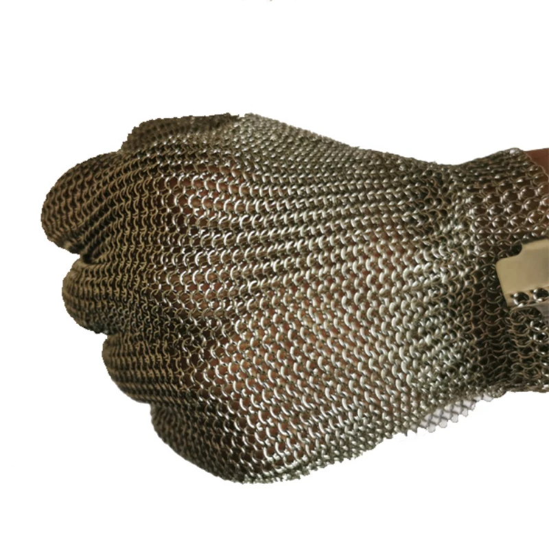 Five Fingers Three Fingers 316L Stainless Steel Chainmail Gloves Anti-Cut Safety Gloves Protect Hands
Five Fingers Three Fingers 316L Stainless Steel Chainmail Gloves Anti-Cut Safety Gloves Protect Hands