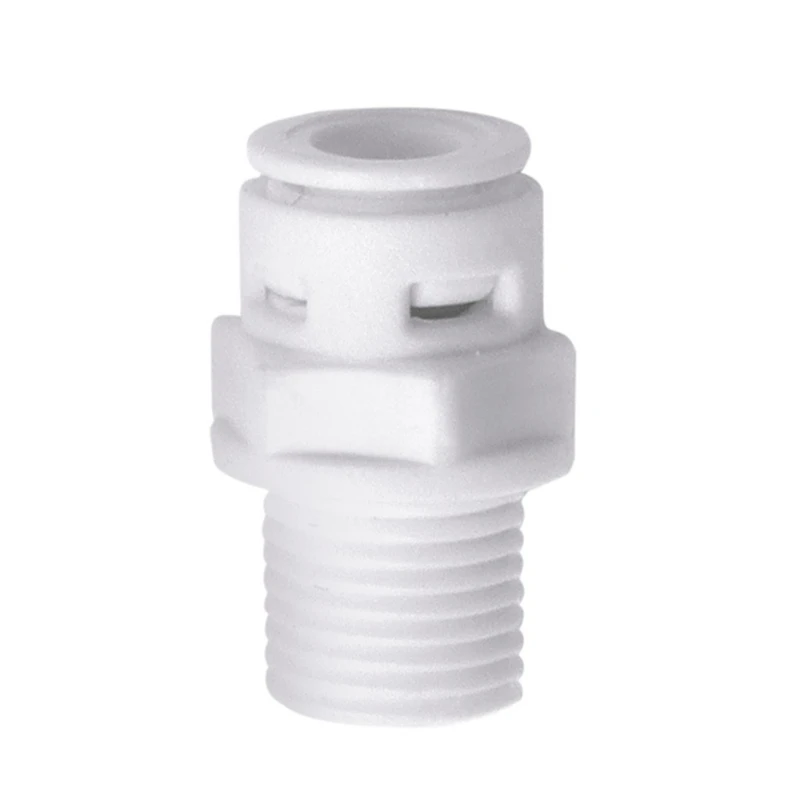 

Quick Connector with 1/4-inch Thread Water Filter Accesories No-buckle-design Connector fitting for Water Purifier Dropship