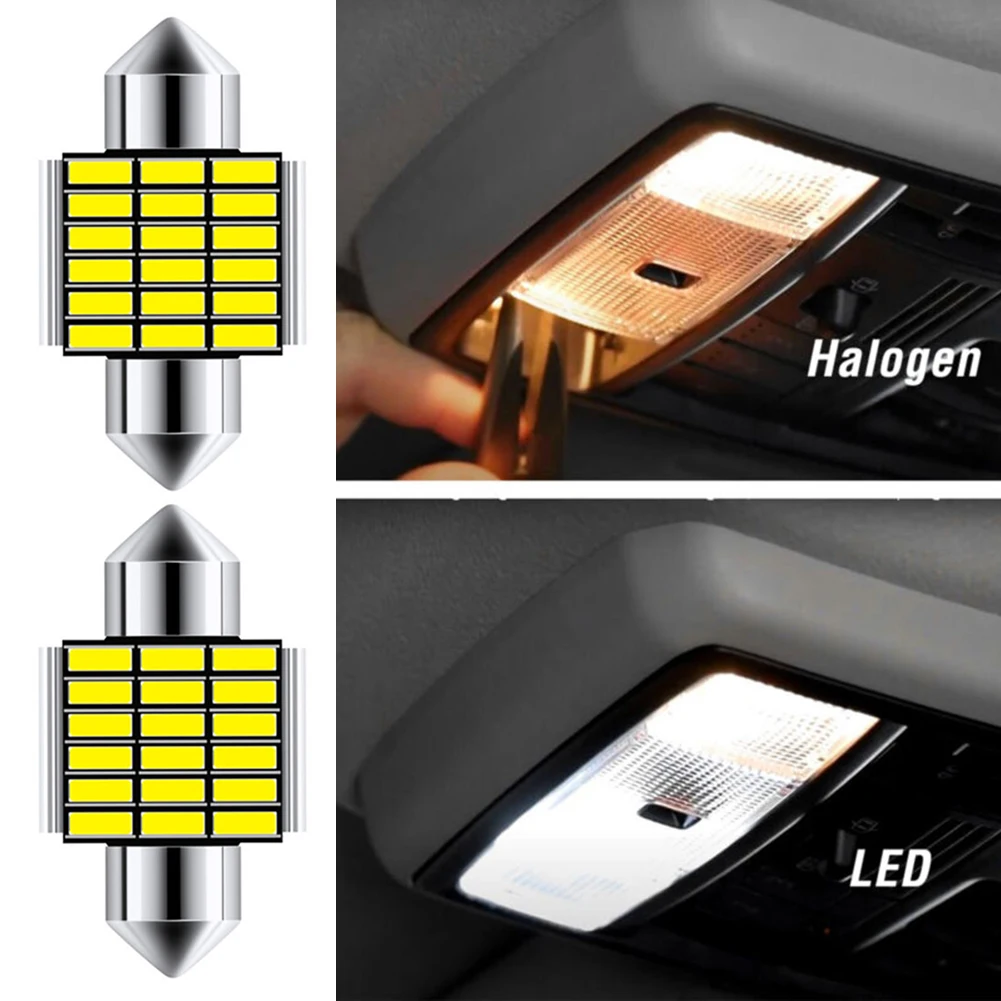 2x Car LED Interior Reading Light 4014 18-sMD Led Interior Dome Map Bulb 12V Automobile License Plate Light Accessories
2x Car LED Interior Reading Light 4014 18-sMD Led Interior Dome Map Bulb 12V Automobile License Plate Light Accessories