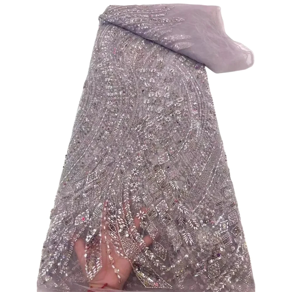 High quality bead fabric With J-1306907 embrodery French tulle net lace African fabirc lace for Weddings Evening dresses party
High quality bead fabric With J-1306907 embrodery French tulle net lace African fabirc lace for Weddings Evening dresses party