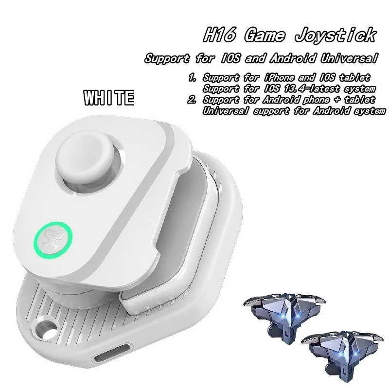 H16 Mobile Game Handle Joysticks Wireless Bluetooth-Compatible Gamepad for PUBG Game Controller for IPhone IOS Android PUBG LOL
H16 Mobile Game Handle Joysticks Wireless Bluetooth-Compatible Gamepad for PUBG Game Controller for IPhone IOS Android PUBG LOL
