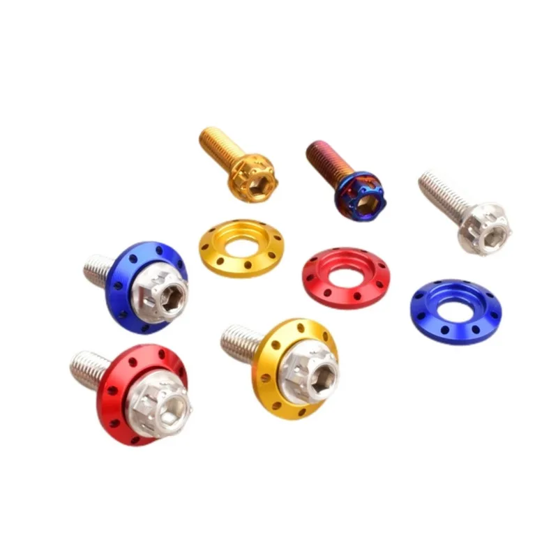 10 Pieces Motorcycle Decorative Screws With Gaskets M6*20mm
10 Pieces Motorcycle Decorative Screws With Gaskets M6*20mm