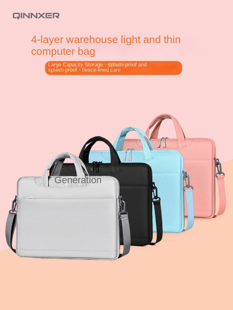 QINNXER Computer bag 15.6-inch portable 14.1 suitable for men women's handbags trend 2024 laptop 13.3-inch one shoulder bag work
QINNXER Computer bag 15.6-inch portable 14.1 suitable for men women's handbags trend 2024 laptop 13.3-inch one shoulder bag work