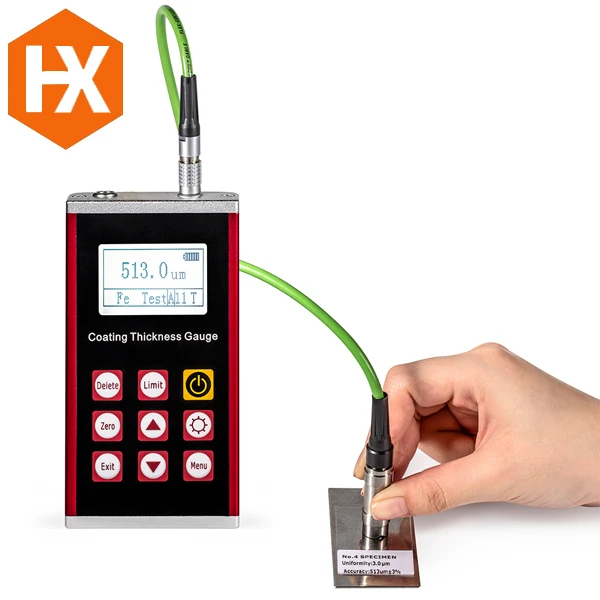 High Accuracy Industrial NDT Testing Machine Ultrasonic Measure Surface Coating Thickness Gauge HXCTG-922 with Metal Probe Shell
High Accuracy Industrial NDT Testing Machine Ultrasonic Measure Surface Coating Thickness Gauge HXCTG-922 with Metal Probe Shell