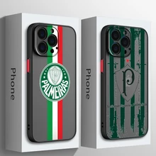 P-Palmeiras football For Apple iPhone 15 14 13 12 11 mini Pro Max 8 7 6S 6 XR X XS Plus Frosted Translucent Phone Case