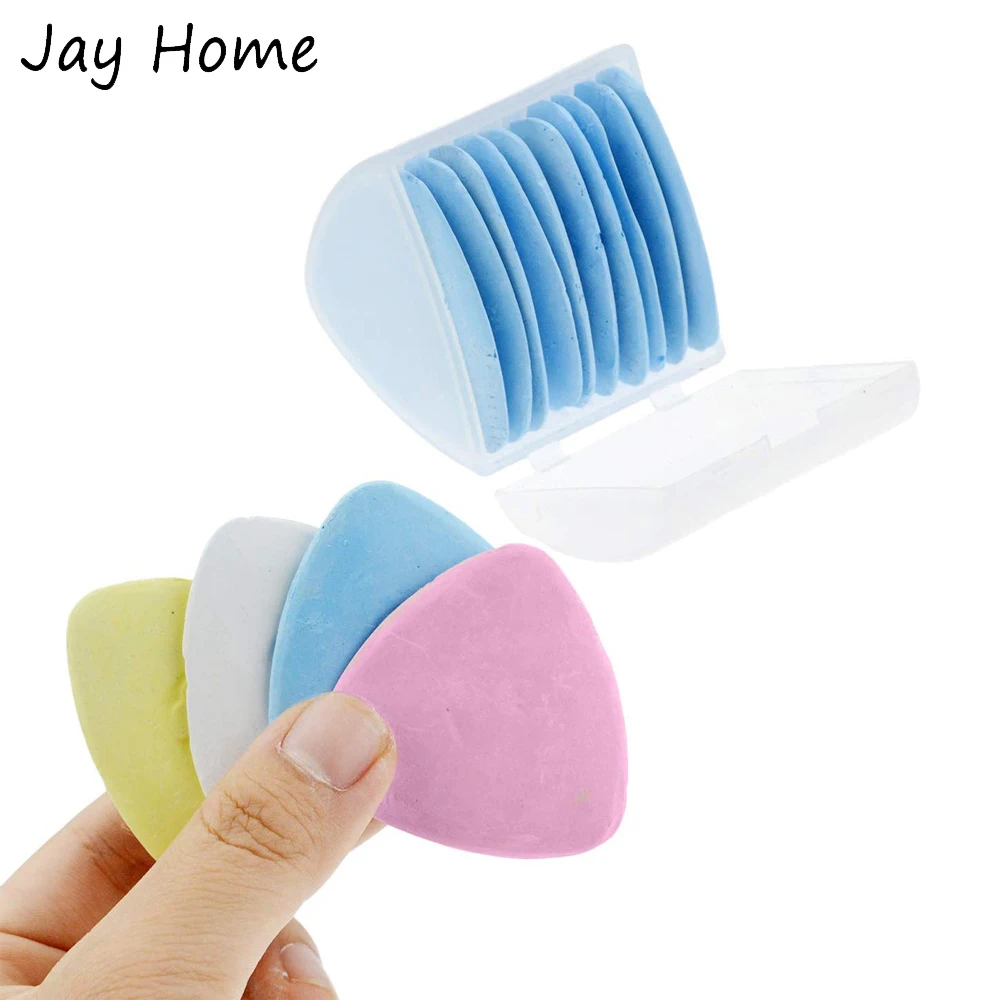 10PCS Professional Triangle Tailor Chalk Sewing Chalk Fabric Chalk Sewing Wax Based Tailor's Chalk for Quilting Crafting Sewing
10PCS Professional Triangle Tailor Chalk Sewing Chalk Fabric Chalk Sewing Wax Based Tailor's Chalk for Quilting Crafting Sewing