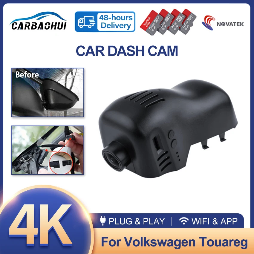 HD 4K 2160P Easy to install car driving recorder DVR Video Recorder Dash Cam Camera For Volkswagen Touareg 7p 2011 2012~2017
HD 4K 2160P Easy to install car driving recorder DVR Video Recorder Dash Cam Camera For Volkswagen Touareg 7p 2011 2012~2017