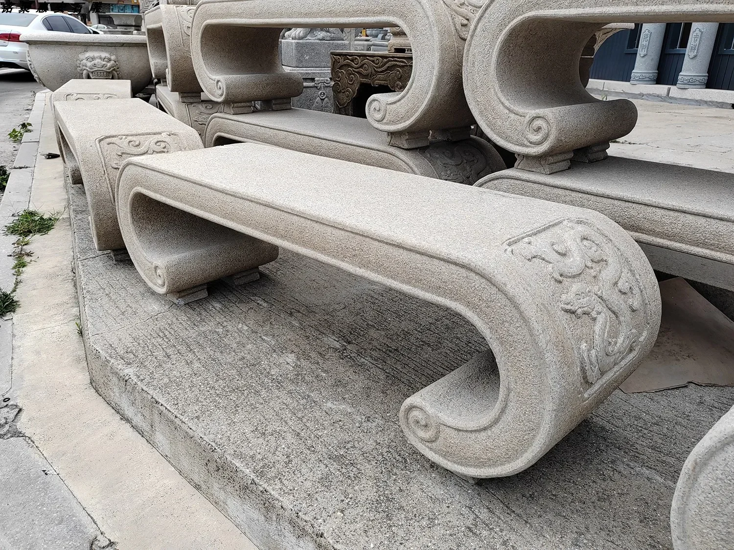 table stone bench courtyard A set of outdoor garden natural bluestone tea table original stone home outdoor open-air stone table
table stone bench courtyard A set of outdoor garden natural bluestone tea table original stone home outdoor open-air stone table