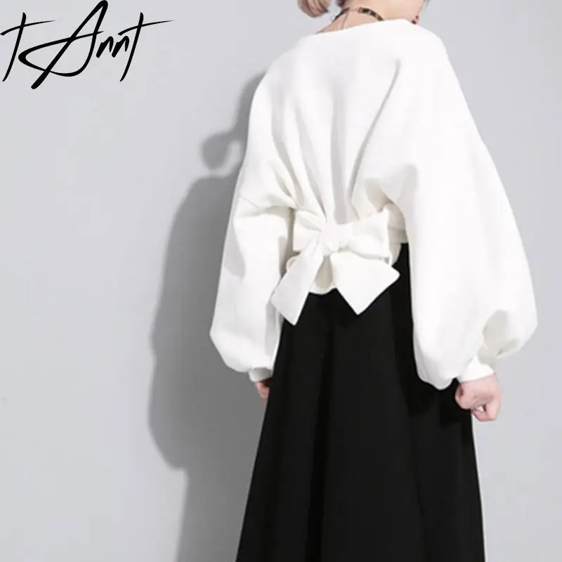 Tannt Women Hoodies Lantern Sleeve Bow Bandages Short Women Sweatshirt Coats Black White Fashion Loose Pullovers Hoodie 2023 New
Tannt Women Hoodies Lantern Sleeve Bow Bandages Short Women Sweatshirt Coats Black White Fashion Loose Pullovers Hoodie 2023 New