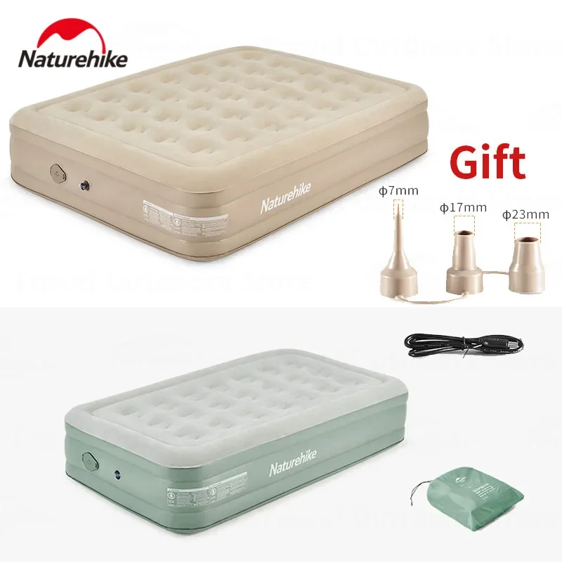 Naturehike Air Mattress Glamping Mats PVC Inflatable Sleeping Mattress Luxury 1-2 Person Thicken Camping Bed Mat Built-in Pump
Naturehike Air Mattress Glamping Mats PVC Inflatable Sleeping Mattress Luxury 1-2 Person Thicken Camping Bed Mat Built-in Pump