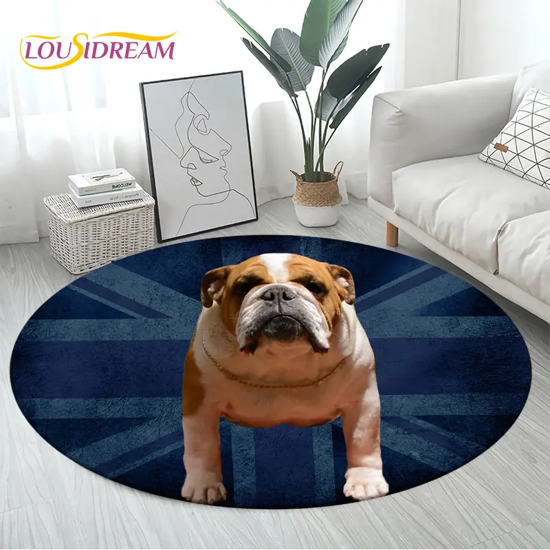 Cute French Pit Bull Dog Pet Pup Round Area Rug,Carpet for Living Room Children's Bedroom Sofa Playroom Decor,Non-slip Floor Mat
Cute French Pit Bull Dog Pet Pup Round Area Rug,Carpet for Living Room Children's Bedroom Sofa Playroom Decor,Non-slip Floor Mat