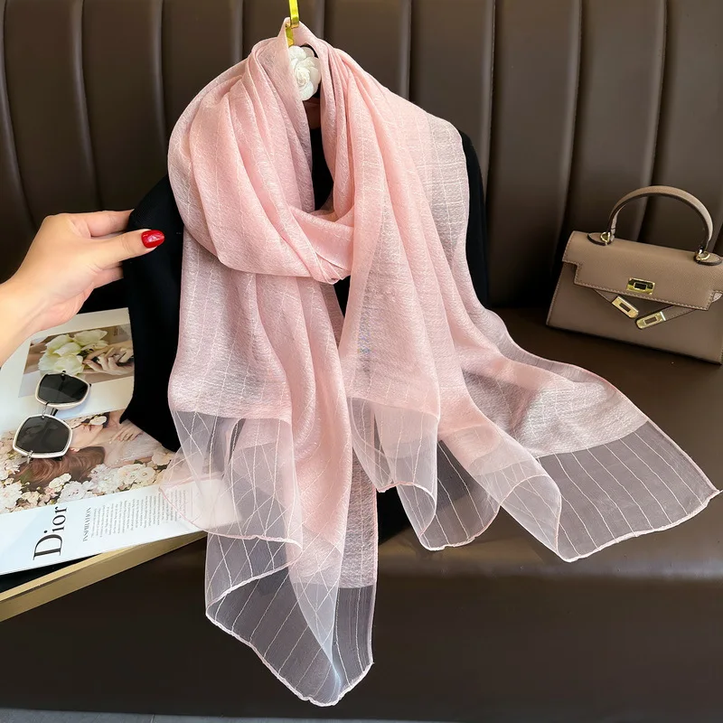 

Long silk wool scarf Shawls and Wraps for Women Bufandas Luxury Brand Hijab New Lady Pashmina Neck Winter Scarves Bandana Poncho