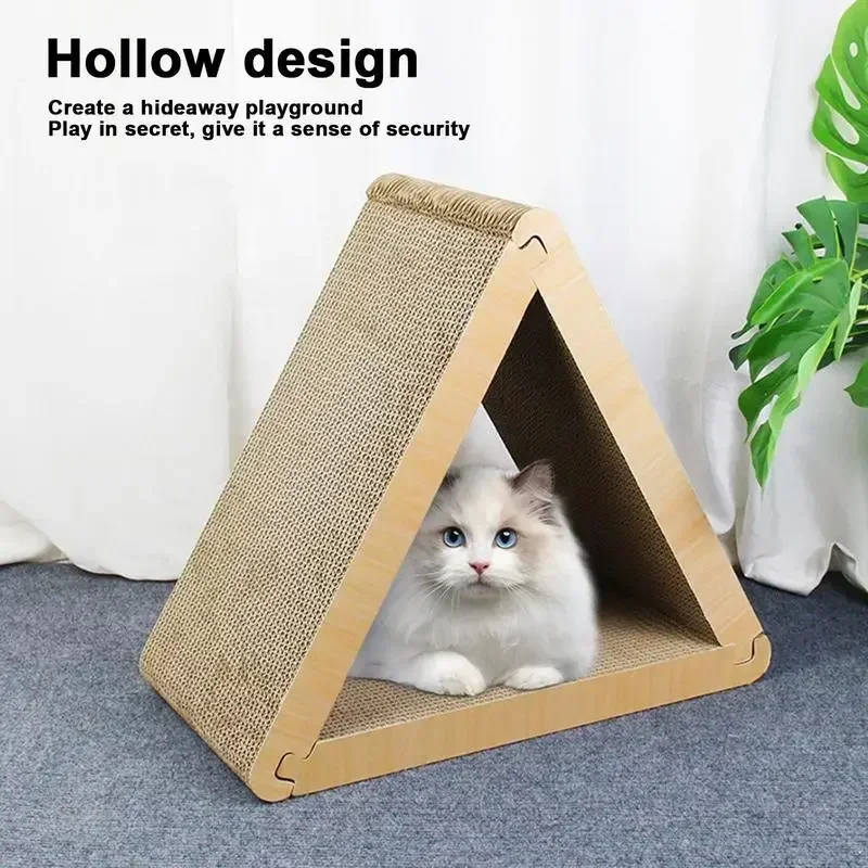 Living With Cardboard Room Corrugated 6 For Scratcher Entertainment Cat Playing Game Triangular Supplies Pet Sides 
Living With Cardboard Room Corrugated 6 For Scratcher Entertainment Cat Playing Game Triangular Supplies Pet Sides
