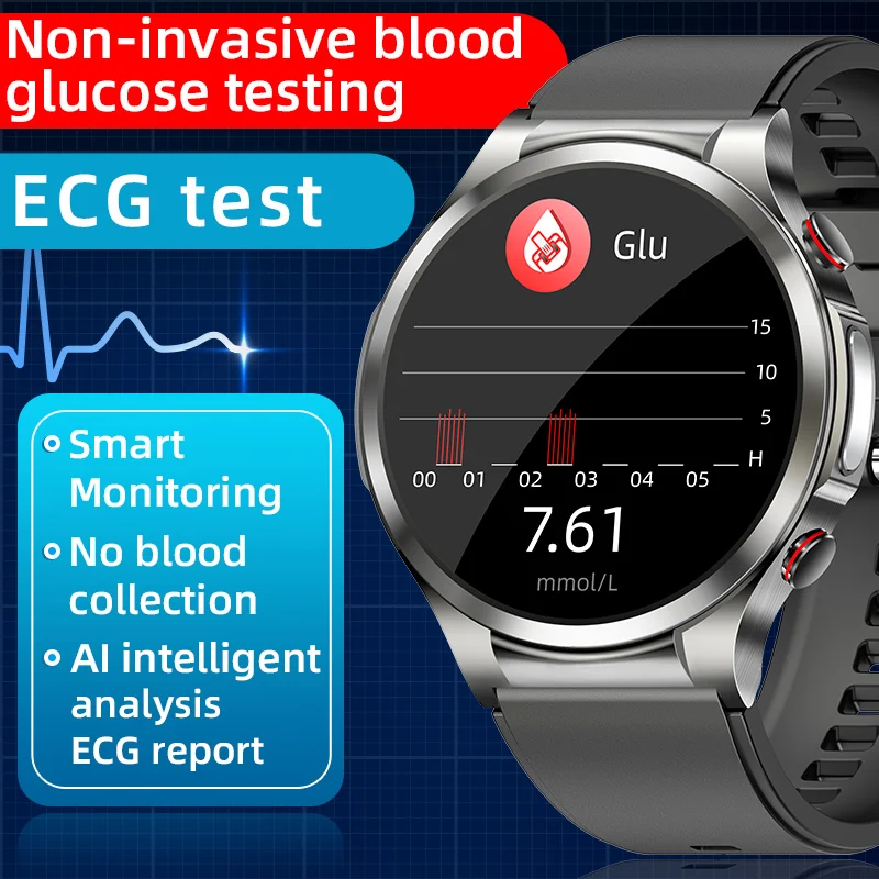 JingTider 1.32" HD Round Screen Fitness Smart Watch Blood Sugar Glucose Men Smartwatch Heart Rate Blood Pressure Oxygen Monitor
JingTider 1.32" HD Round Screen Fitness Smart Watch Blood Sugar Glucose Men Smartwatch Heart Rate Blood Pressure Oxygen Monitor