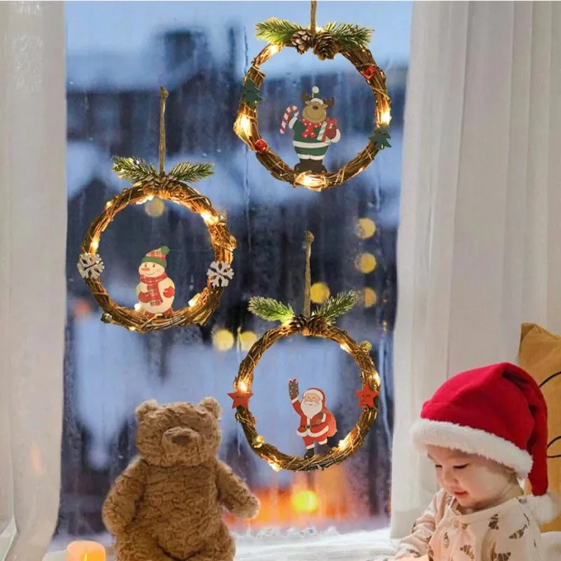 Christmas Garland LED Hanging Decoration Lamp Shop Window Room Decoration Xmas Tree Santa Christmas Deer Christmas Ornaments
Christmas Garland LED Hanging Decoration Lamp Shop Window Room Decoration Xmas Tree Santa Christmas Deer Christmas Ornaments