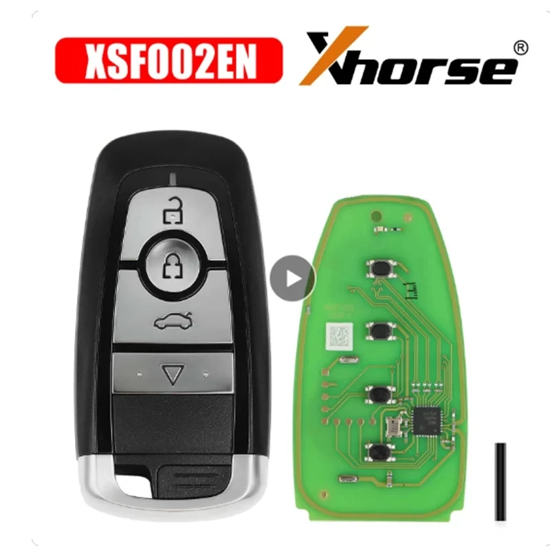 Умный ключ Xhorse XSFO02EN XM38 для Ford Style 4 кнопки VVDI универсальный пульт дистанционного управления 8A 4D 46 47 48 49 4A MQB48 MQB49
Умный ключ Xhorse XSFO02EN XM38 для Ford Style 4 кнопки VVDI универсальный пульт дистанционного управления 8A 4D 46 47 48 49 4A MQB48 MQB49