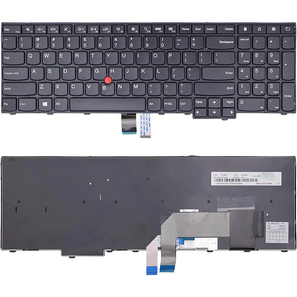 

Клавиатура для ноутбука Lenovo Thinkpad E531 E540 W540 W541 W550 W550S T540 T540P T550 T560 L540 P50S L560 L570 Series