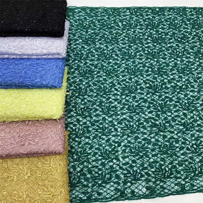 African 3D Lace Fabric 2024 Green High Quality French Mesh Lace Fabric With Sequins Nigerian For Wedding Dress
African 3D Lace Fabric 2024 Green High Quality French Mesh Lace Fabric With Sequins Nigerian For Wedding Dress