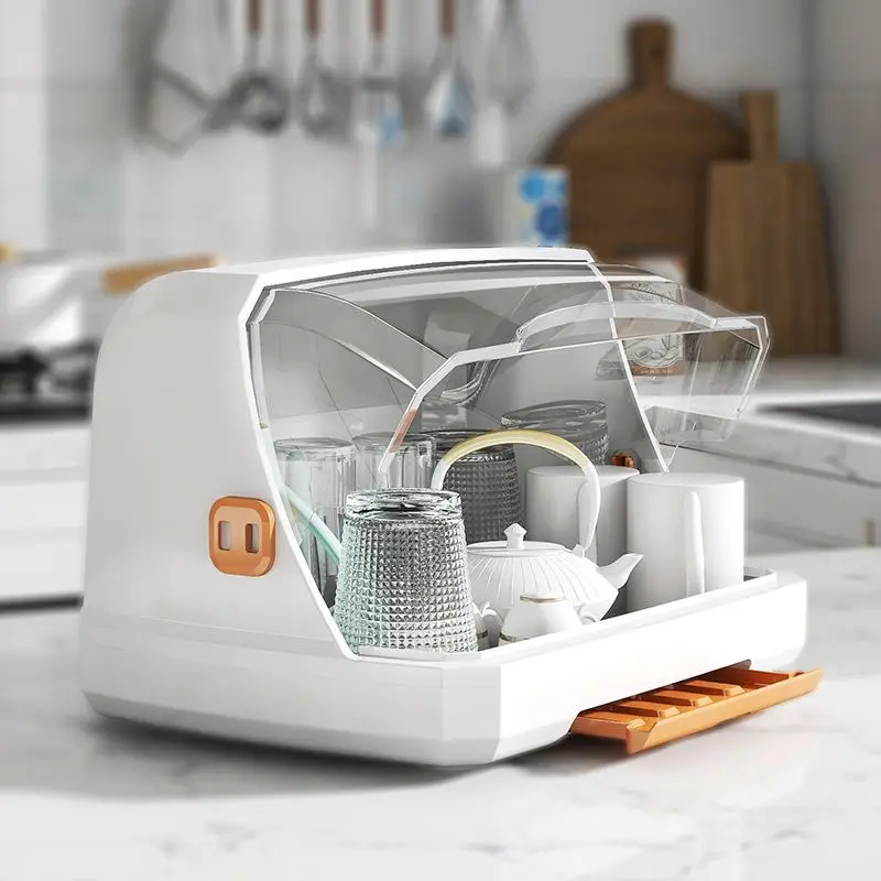 Kitchen Bar Cups and Dishes Storage Box Draining Rack Multifunctional Insect-Resistant Desktop Storage Cabinet White Simple
Kitchen Bar Cups and Dishes Storage Box Draining Rack Multifunctional Insect-Resistant Desktop Storage Cabinet White Simple