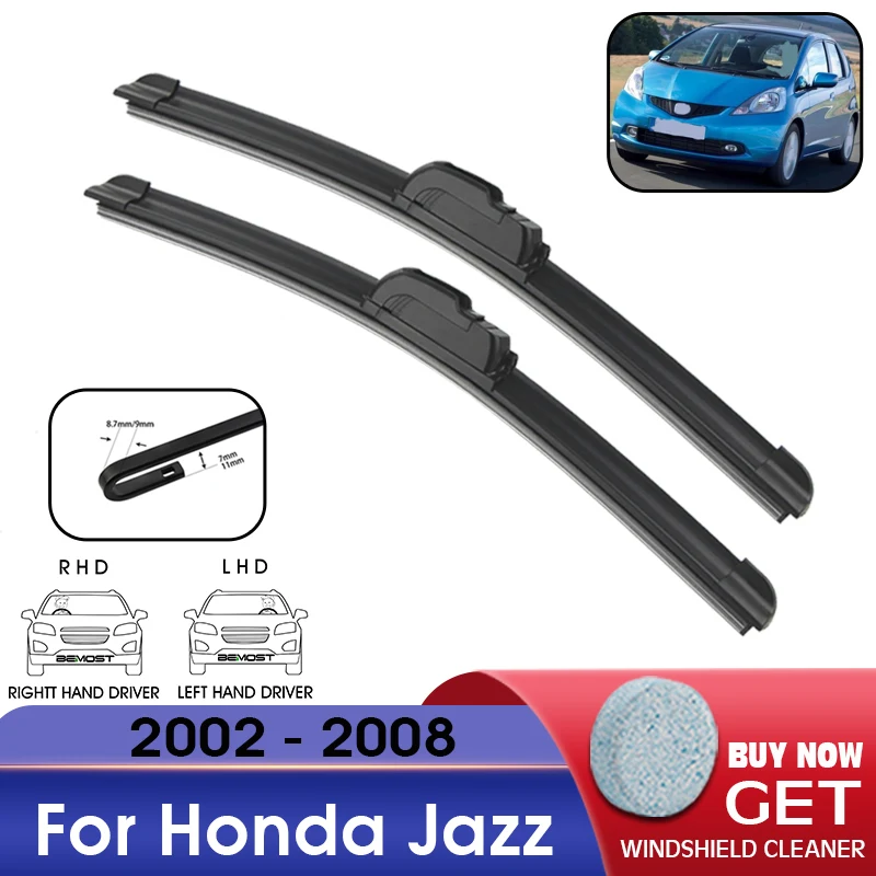 Car Wiper Blade Front Window Windshield Rubber Refill Wiper For Honda Jazz 2002-2008 LHD / RHD 21"+14" Car Accessories
Car Wiper Blade Front Window Windshield Rubber Refill Wiper For Honda Jazz 2002-2008 LHD / RHD 21"+14" Car Accessories