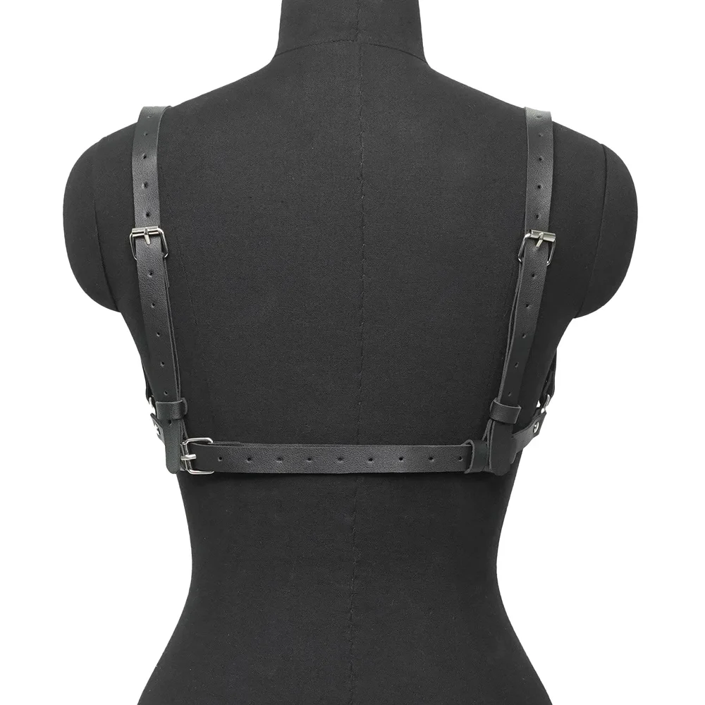 Women Sexy Harness Belt Chest Harness Leather Lingerie Sex Toys Fetish Clithing Punk Gothic Lingerie Harness Woman Accessories Women Sexy Harness Belt Chest Harness Leather Lingerie Sex Toys Fetish Clithing Punk Gothic Lingerie Harness Woman Accessories