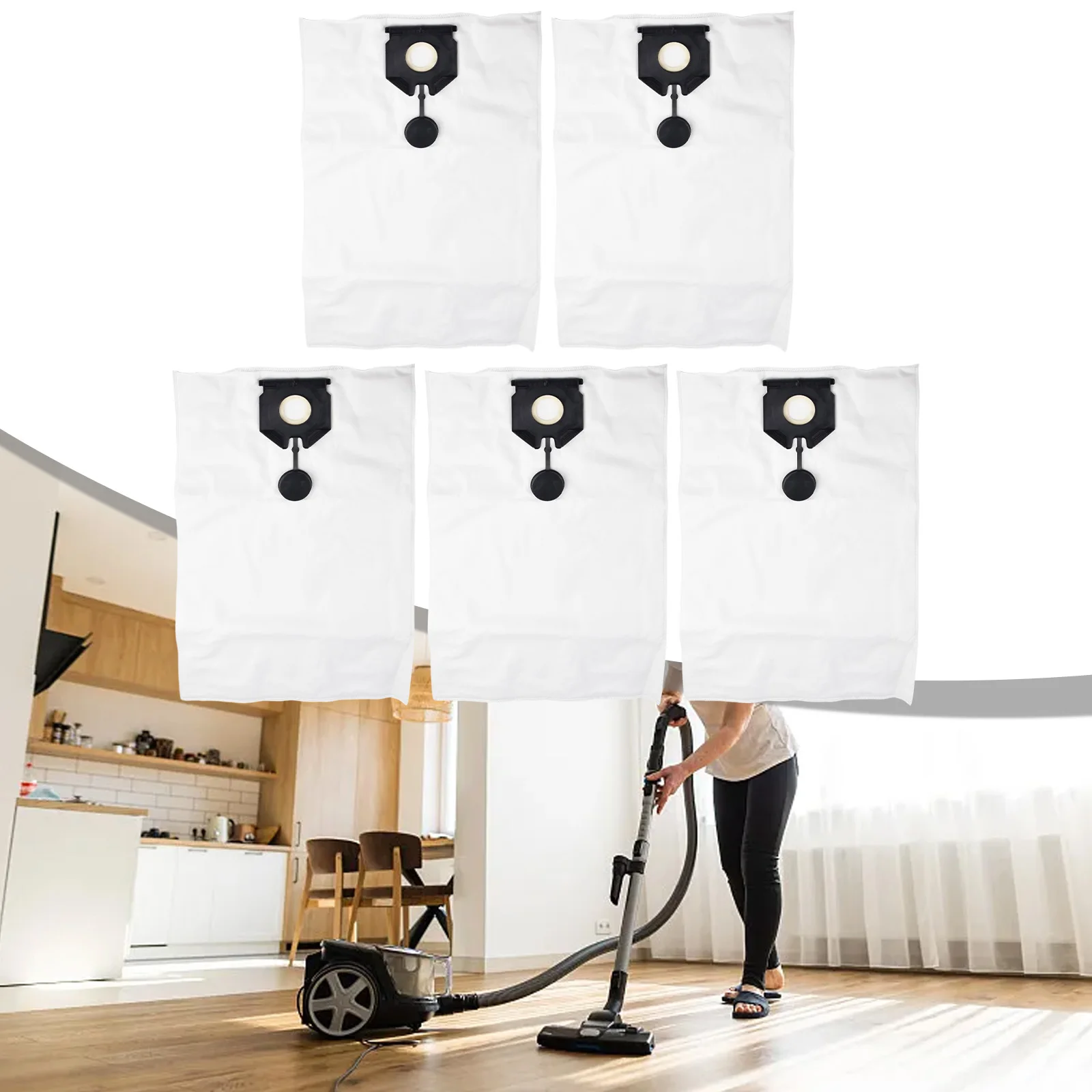 5pcs Dust Bag Replacement Dust Bags For Kärcher 2.889-154.0 NT 30/1 30L Vacuum Cleaner Robot Vacuums Accessories
5pcs Dust Bag Replacement Dust Bags For Kärcher 2.889-154.0 NT 30/1 30L Vacuum Cleaner Robot Vacuums Accessories
