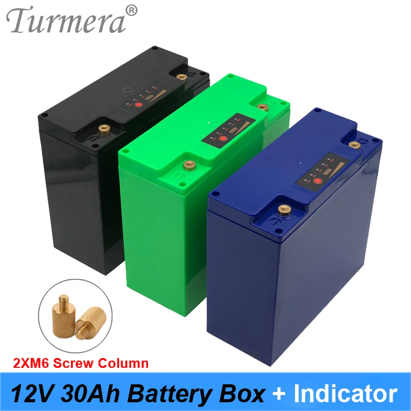 Turmera 12V 30A Battery Storage Box DC Charging Port Indicator Can Build 48Piece 18650 Battery Use in Uninterrupted Power Supply
Turmera 12V 30A Battery Storage Box DC Charging Port Indicator Can Build 48Piece 18650 Battery Use in Uninterrupted Power Supply
