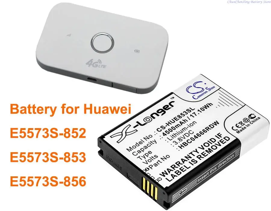 GreenBattery4500mAh Hotspot Battery HBC04666RDW for Huawei E5573S-852, E5573S-853, E5573S-856
GreenBattery4500mAh Hotspot Battery HBC04666RDW for Huawei E5573S-852, E5573S-853, E5573S-856