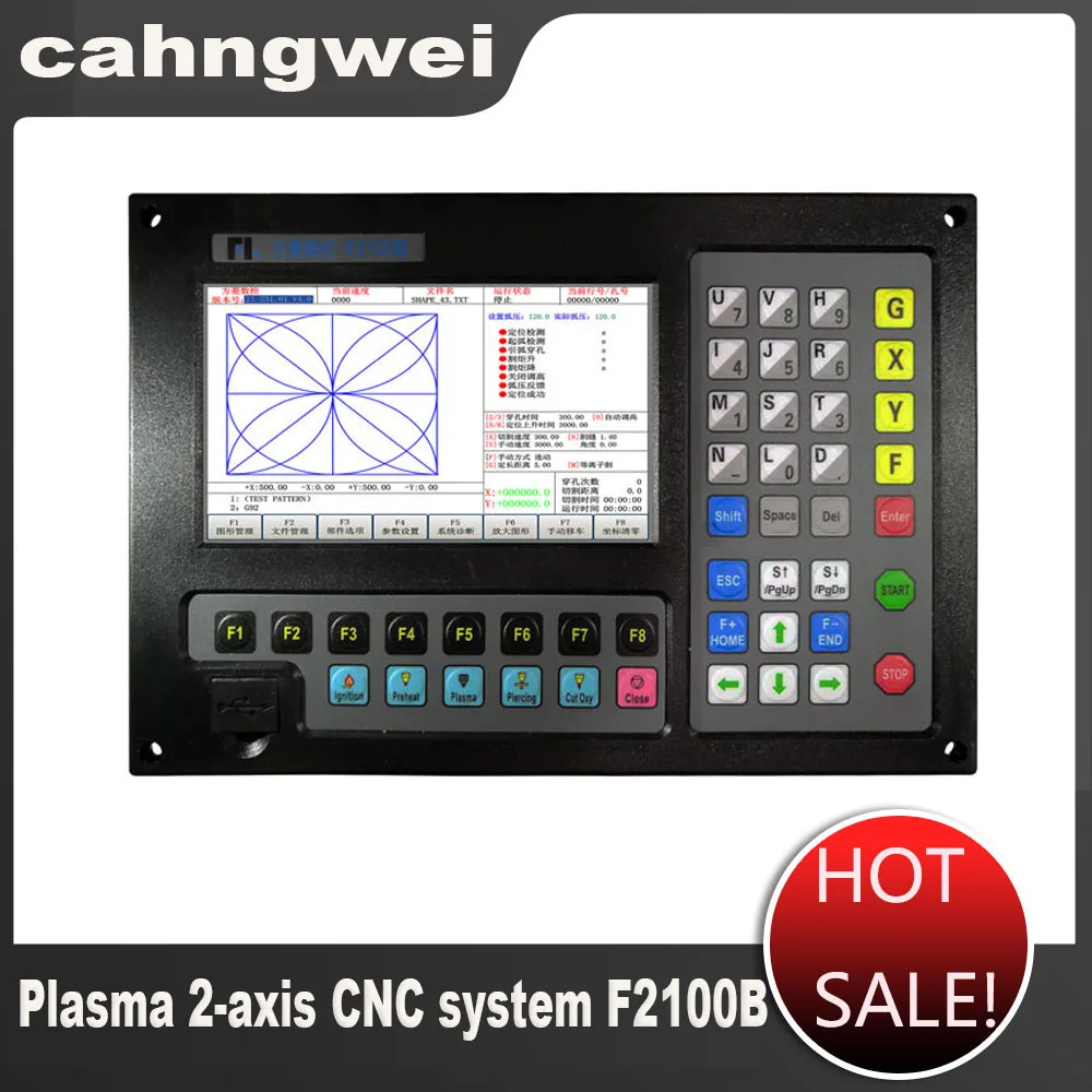 Plasma controller Fangling F2100B 2-axis CNC system for plasma flame cutting machine cutting
Plasma controller Fangling F2100B 2-axis CNC system for plasma flame cutting machine cutting