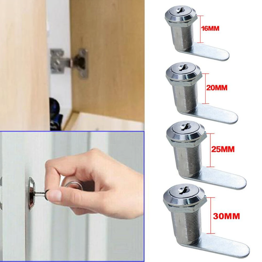 Drawer Locks Ecurity Lock Cam Locker For Door Cabinet Cupboard Security Furniture Locks Kit Cabinet Tools 16/20/25/30mm
Drawer Locks Ecurity Lock Cam Locker For Door Cabinet Cupboard Security Furniture Locks Kit Cabinet Tools 16/20/25/30mm