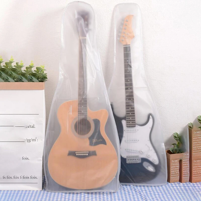 Guitar Dust Cover Transparent Matte Guitar Cover Washable Dust-proof Waterproof Guitar Bag For Folk Electric Guitar Accessories
Guitar Dust Cover Transparent Matte Guitar Cover Washable Dust-proof Waterproof Guitar Bag For Folk Electric Guitar Accessories