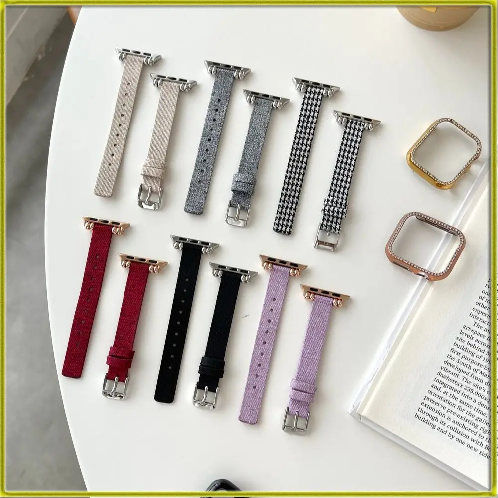 Watch Belt Brand New Watch Strap for iwatch123456se for Applewatch Fine Canvas Houndstooth Strap Watch Band for Apple
Watch Belt Brand New Watch Strap for iwatch123456se for Applewatch Fine Canvas Houndstooth Strap Watch Band for Apple