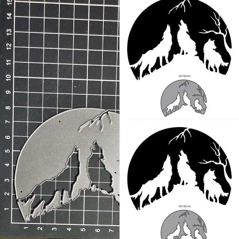 Animal Wolf Metal stencil mold Cutting Dies decoration scrapbook die cuts Album Paper Craft Embossing DIY Card Crafts
Animal Wolf Metal stencil mold Cutting Dies decoration scrapbook die cuts Album Paper Craft Embossing DIY Card Crafts