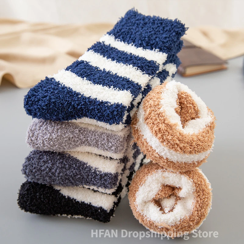 Striped Socks Men Soft Man Fluffy Socks Thick Coral Velvet Winter Warm Home Indoor Floor Terry Towel Fuzzy Sock Mens Male Meias
Striped Socks Men Soft Man Fluffy Socks Thick Coral Velvet Winter Warm Home Indoor Floor Terry Towel Fuzzy Sock Mens Male Meias
