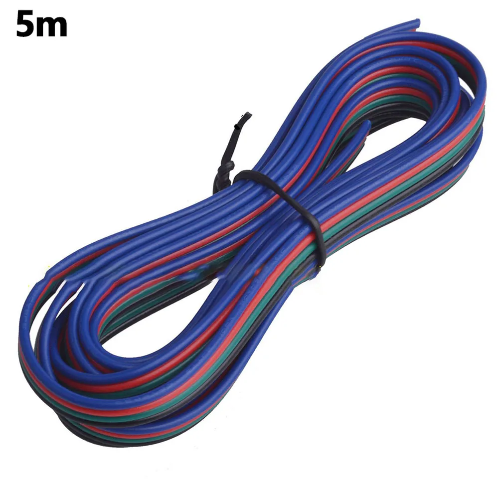 5m 4 Pin 5050 3528 LED RGB Strip Extension Connector Cable Wire PVC Material Cable Wire Extension Cord
5m 4 Pin 5050 3528 LED RGB Strip Extension Connector Cable Wire PVC Material Cable Wire Extension Cord