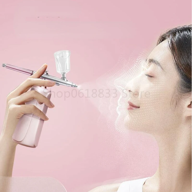 

Hand-held High-pressure Nano-oxygen Injection Instrument Cold Spray Facial Steaming Face Into The Water Replenishment Instrument