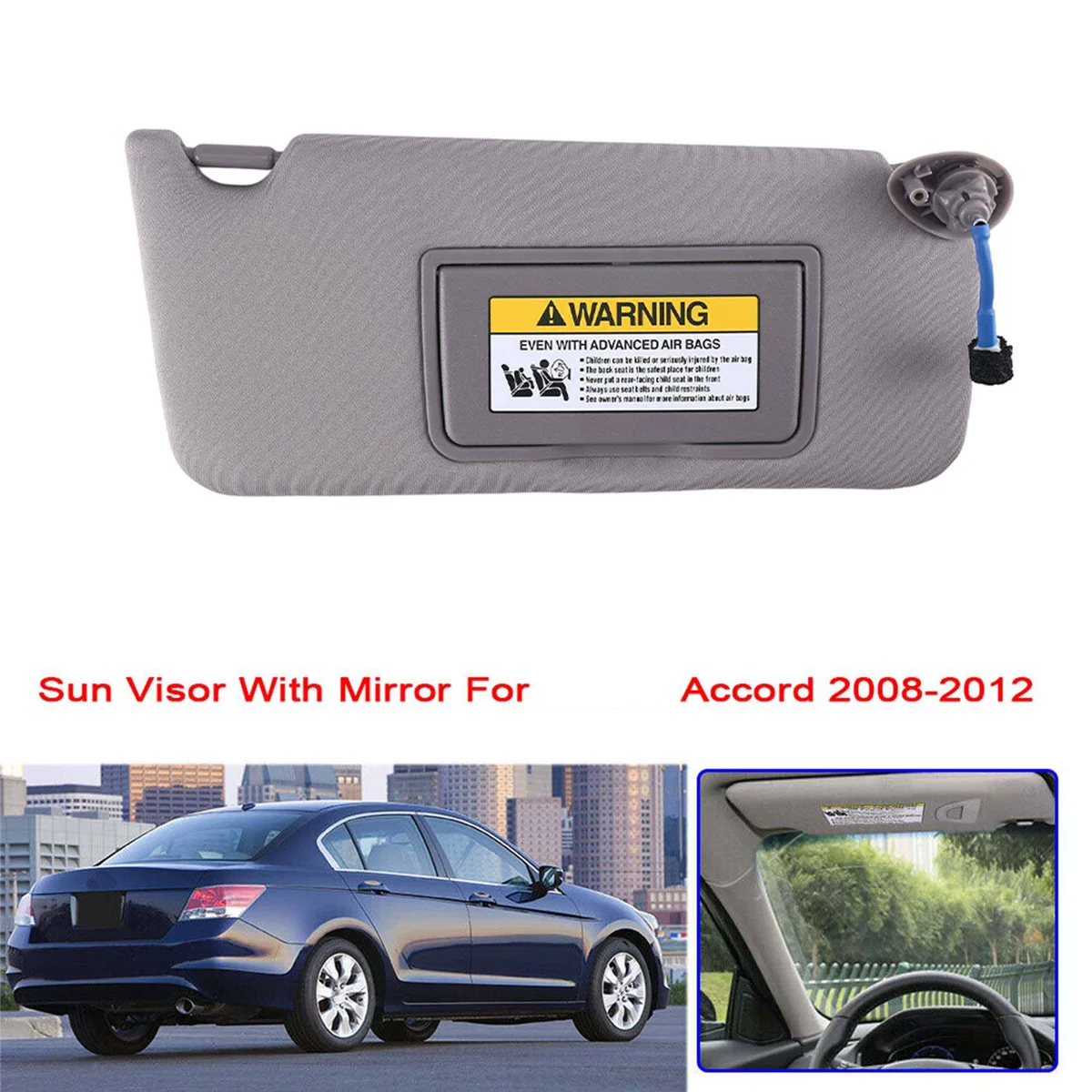 83280-TA5-A51ZA Car Right Passenger Side Sun Visor with Mirror for Accord 2008-2012
83280-TA5-A51ZA Car Right Passenger Side Sun Visor with Mirror for Accord 2008-2012