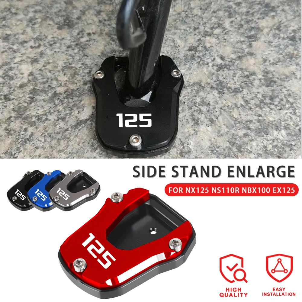 2023 2023 FOR HONDA EX125 NX125 NS110R NBX100 Motorcycle CNC Kickstand Foot Side Stand Extension Pad Support Plate Enlarge
2023 2023 FOR HONDA EX125 NX125 NS110R NBX100 Motorcycle CNC Kickstand Foot Side Stand Extension Pad Support Plate Enlarge