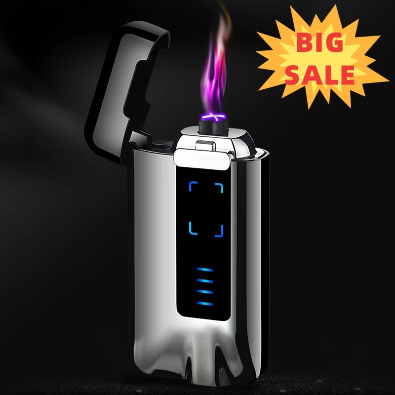 Plasma Battery Display Windproof USB Charging Lighter Portable Touch Sensing Pulse Double Arc Lighter Men's High end Gift
Plasma Battery Display Windproof USB Charging Lighter Portable Touch Sensing Pulse Double Arc Lighter Men's High end Gift