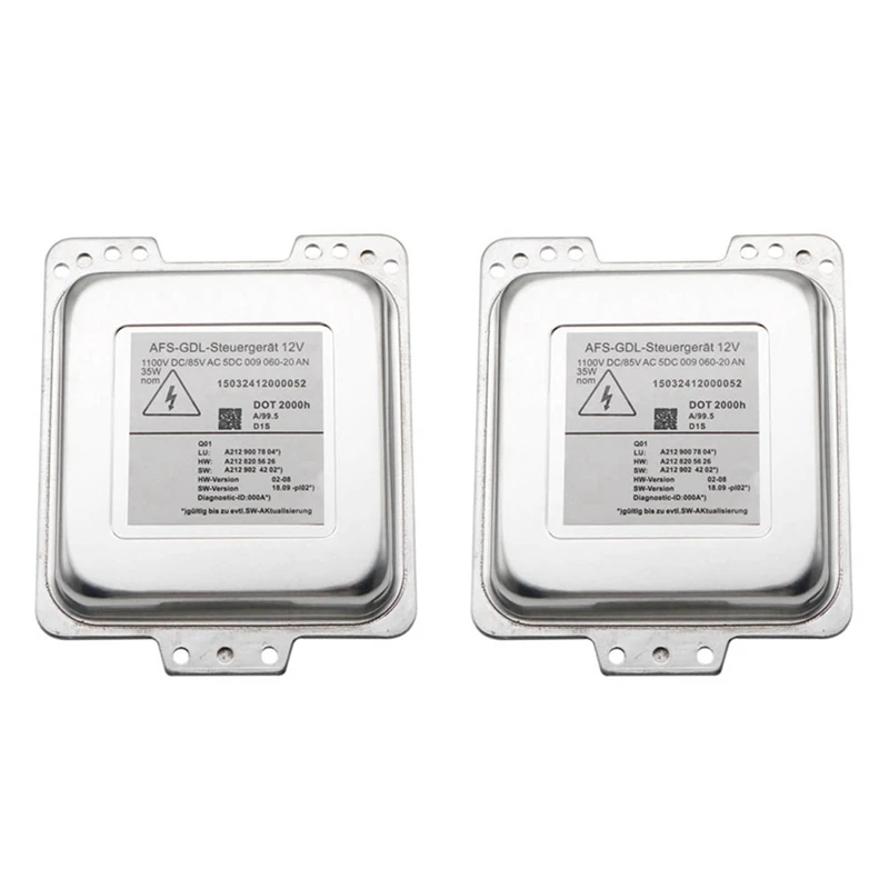 2X D1S Xenon HID Headlight Ballast For Mercedes Benz W212 C207 A207 5DC009060-20 HID Xenon Ballast 35W 85V AC
2X D1S Xenon HID Headlight Ballast For Mercedes Benz W212 C207 A207 5DC009060-20 HID Xenon Ballast 35W 85V AC