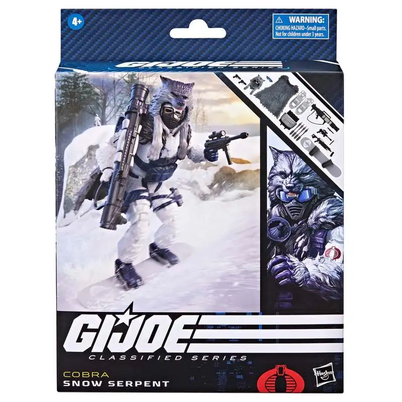 

New Hasbro G.I. Joe Classified Series Snow Serpent /Range-Viper /Cobra Eel /Crimson Viper 6-Inch Action Figure Toys Gifts