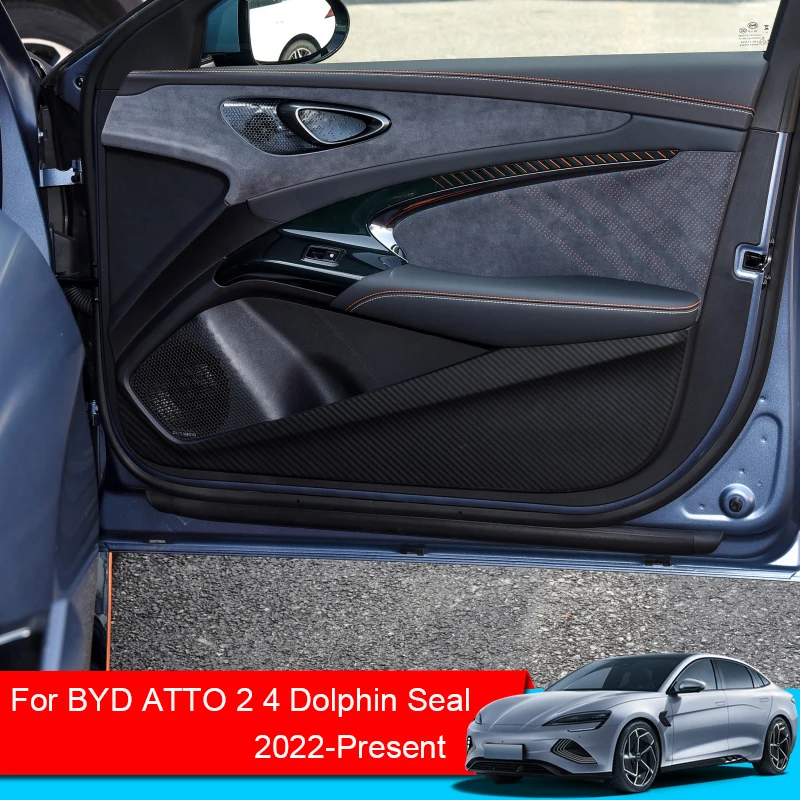 Защитная накладка для автомобильной двери BYD ATTO 2 4 Dolphin Seal 2022-2025, Защитная пленка для кожи, защитная наклейка, аксессуары для угольной отделки
Защитная накладка для автомобильной двери BYD ATTO 2 4 Dolphin Seal 2022-2025, Защитная пленка для кожи, защитная наклейка, аксессуары для угольной отделки
