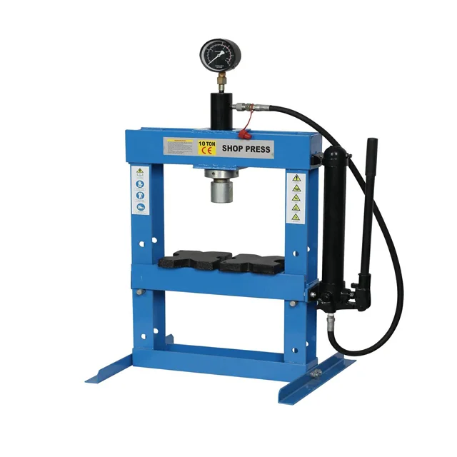 CE wholesale 10T 12T manual car Portable Shop Press Parts Pads Hydraulic press machine with Gauge
CE wholesale 10T 12T manual car Portable Shop Press Parts Pads Hydraulic press machine with Gauge