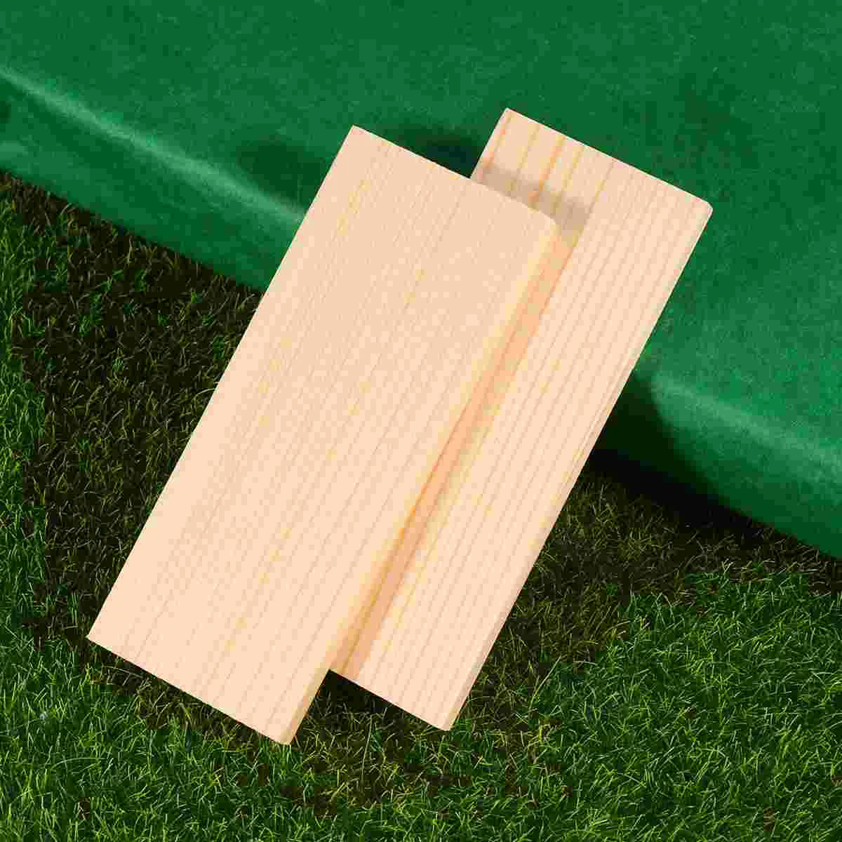 

20pcs Rectangular Wooden Board Natural Blank Decorative Wooden Board Rectangular Natural Pine Board fot DIY Craft ( 4x10cm )